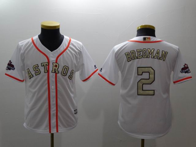 2017 world championship Houston Astros gold jerseys-021